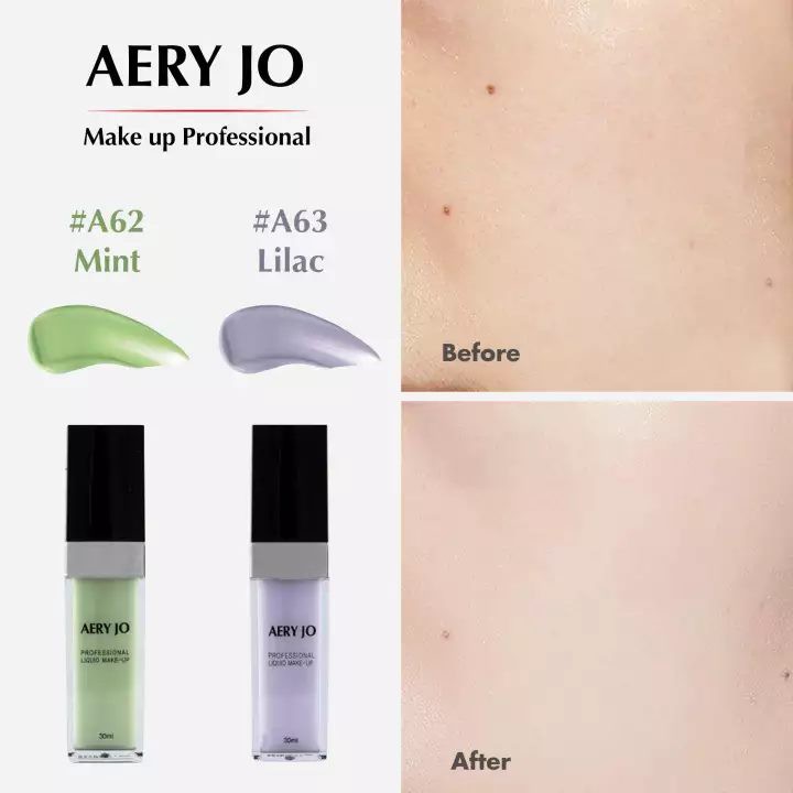 Kem Lót Trang Điểm Aeryjo HÀN QUỐC Professional Liquid Make-Up 2 Tone Authentic