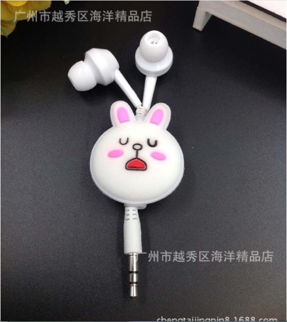 Tai nghe rút hoạt hình.