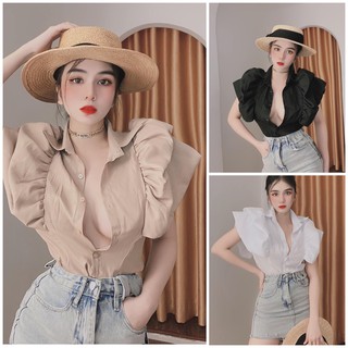 Áo Sơ Mi Nữ Tay Phồng