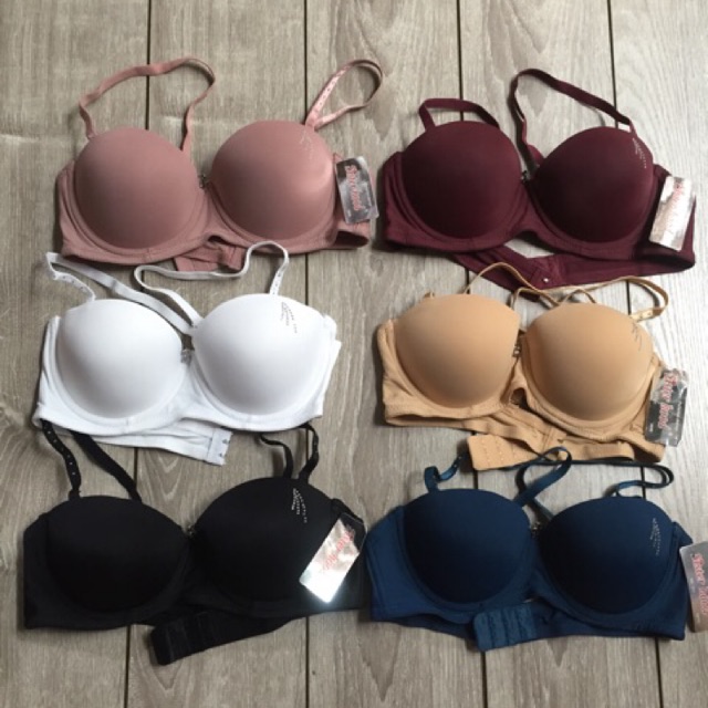 Áo lót, áo ngực thái lan cup ngang sisterhood đệm mỏng cao cấp, trơn dễ thương đủ màu sắc Double T #221