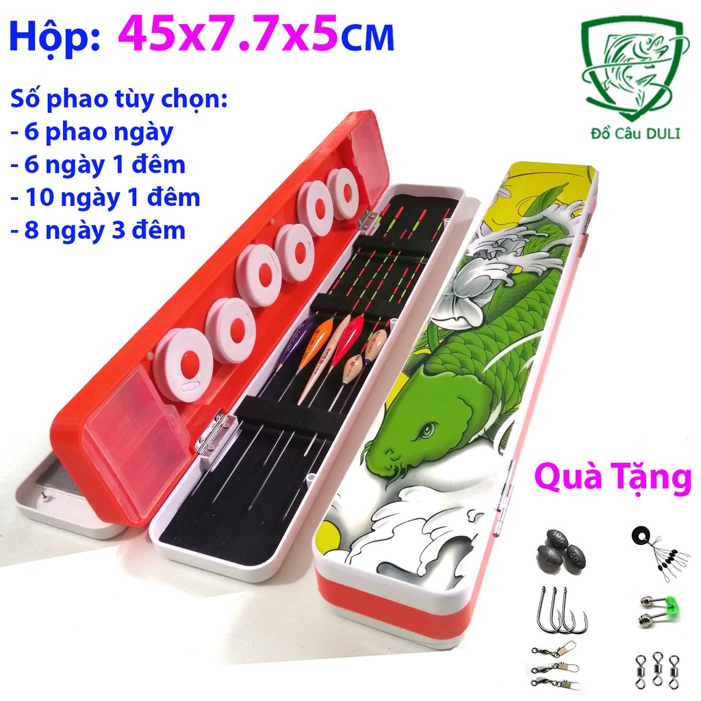 Hộp đựng phao câu đài và thẻo câu đài 45CM 3 ngăn chất lượng tốt