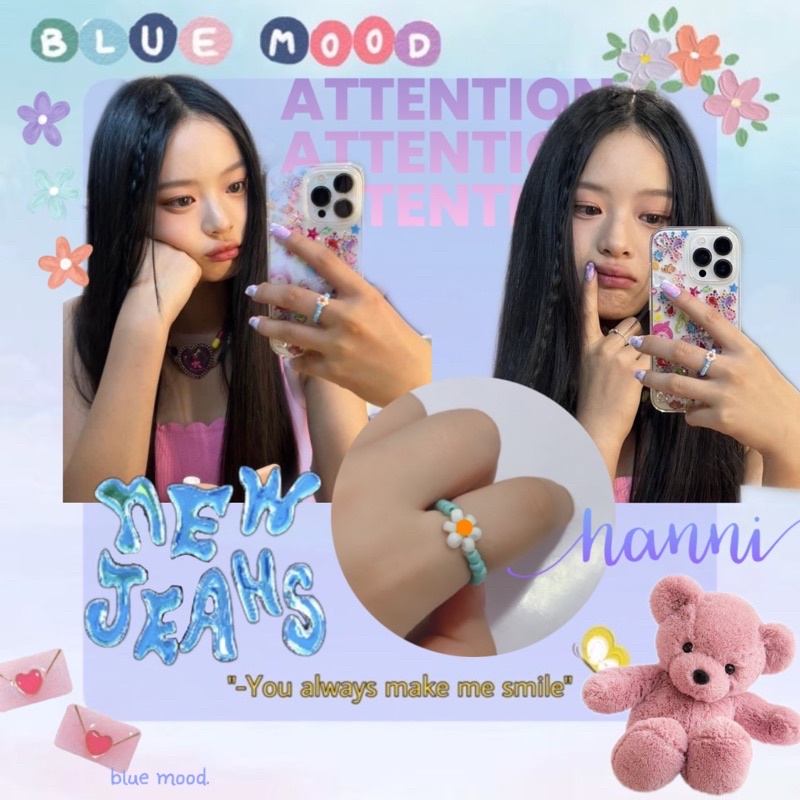 Nhẫn handmade hạt cườm Inspired Hanni New Jeans