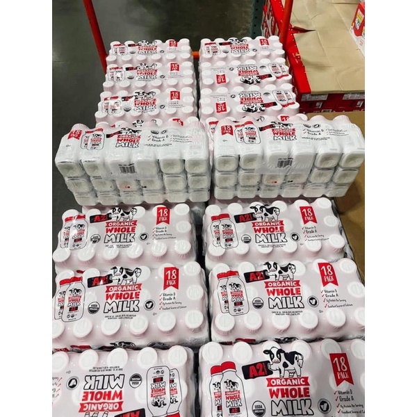 [11/2023]Sữa bò Tươi A2 Organic Whole Milk Mỹ 240ML