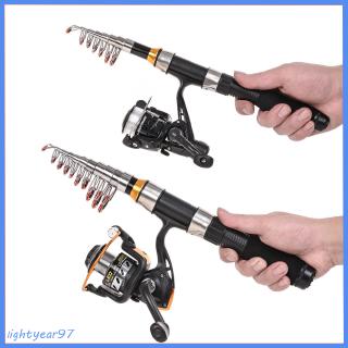 Telescopic Fishing Rod 1.0m-2.3m Fishing Rod Glass Rod Super Short Mini bass Bait Casting Fishing