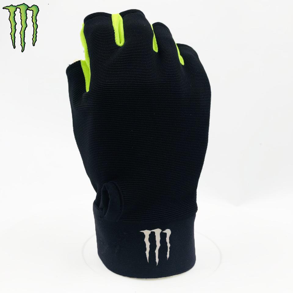 Găng Tay Ngắn Ngón Monster Mẫu Mới Cao Cấp - Màu Xanh