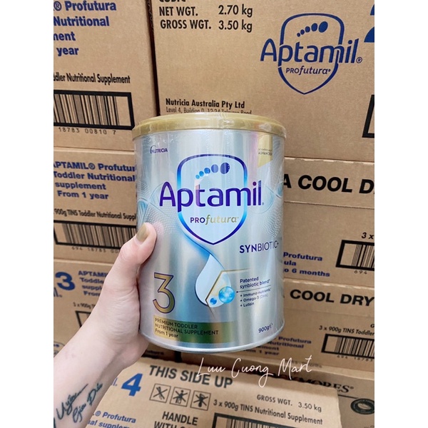Sữa Aptamil Profutura Úc đủ số 1/2/3/4 900gr date 2023