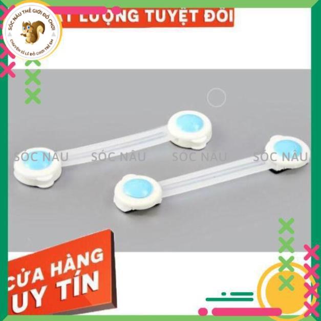 Dây khóa gài tủ lạnh, khóa ngăn kéo, khóa tủ đồ, chống trẻ em mở nghịch và chống kẹp tay khi mở cửa