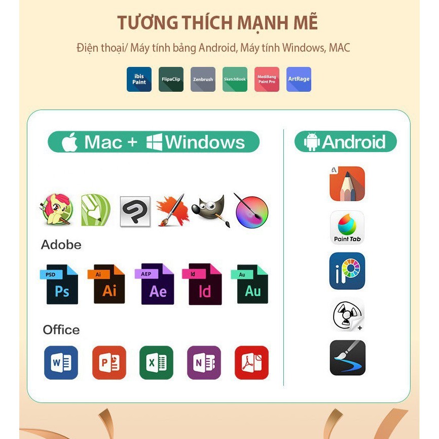 Bảng Vẽ Điện Tử Siêu Mỏng Lực Nhấn 8192 Deco 01 V2 Tặng Kèm Combo Quà Tặng Hấp Dẫn - hàng chính hãng