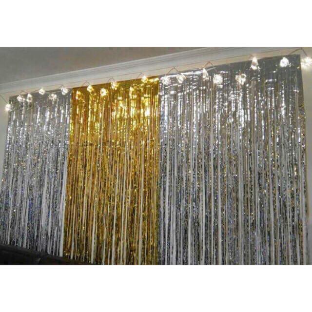 Rèm Kim Tuyến - Màu Bạc hoặc Vàng -khổ 1x2 m