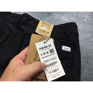 Quần Short kaki nam Pull & Bear 2 màu TRẮNG và ĐEN