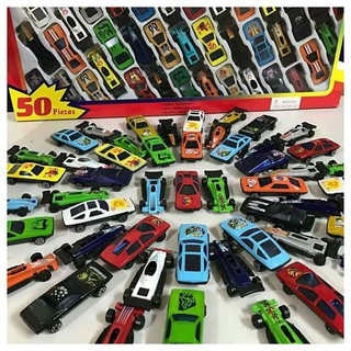Bộ 50 Ô tô Sắt Cho Bé (Hàng Loại 1)