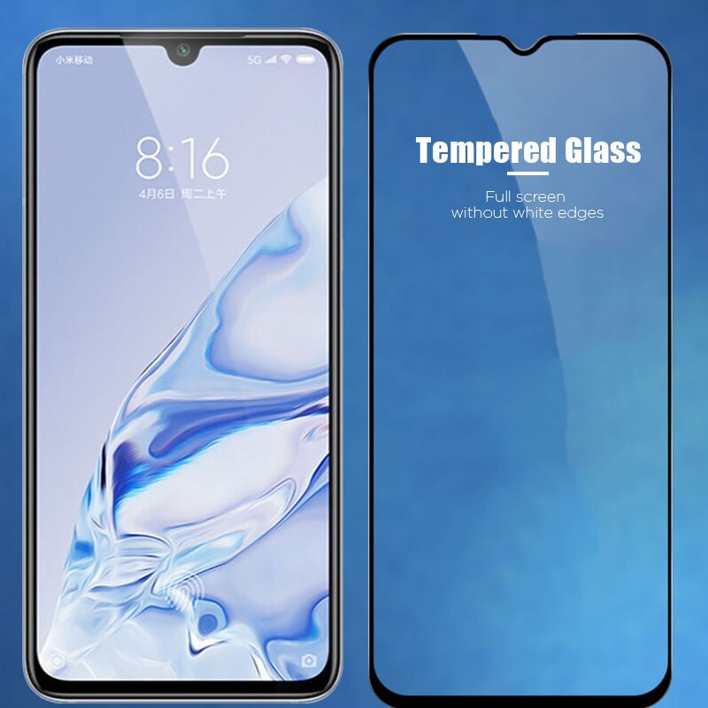 Miếng dán kính cường lực cho Xiaomi Redmi Note 8 / Note 8 Pro full màn hình mỏng 0.3mm hiệu HOTCASE 111D