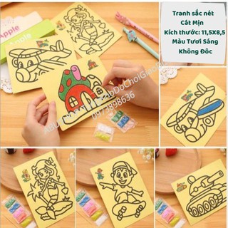 Tranh cát 🐷FREESHIP🐷 Đồ chơi giá rẻ cho bé yêu, dễ sử dụng