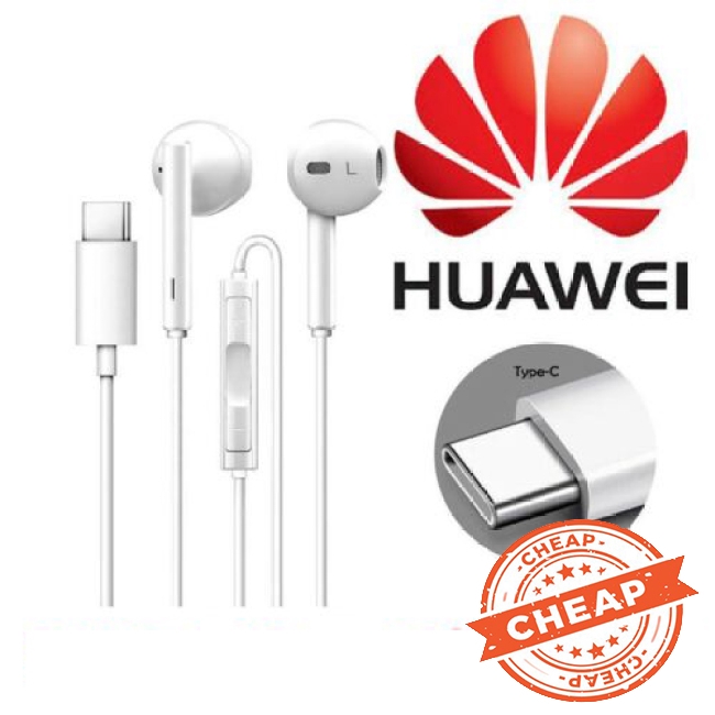 Tai nghe điện thoại USB Type-C có nút điều khiển âm lượng kèm micrô cho Huawei P20 pro/Mate 10 compatible For Huawei Phone