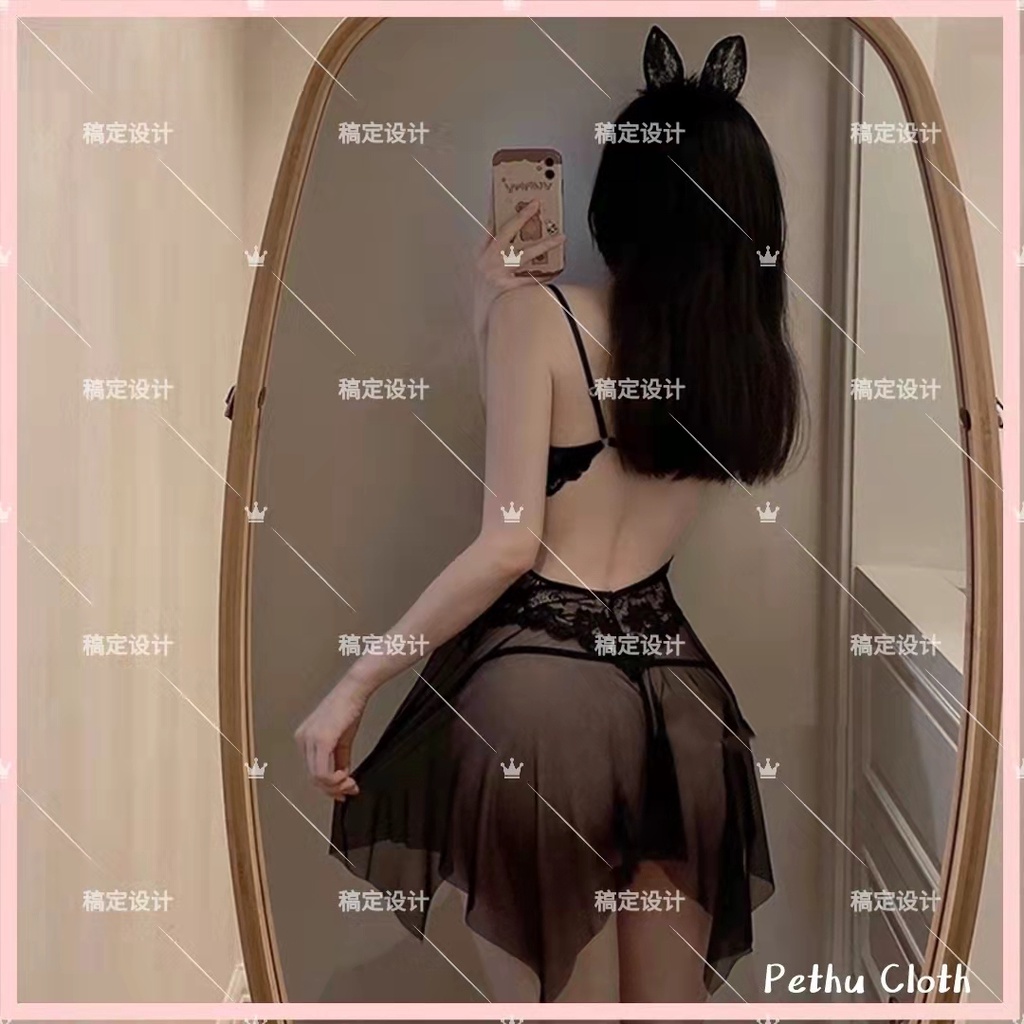 （Q1,HCM)  có quần lótĐồ ngủ sexy nữ2 dây ren ngực chéo lưng với quyến rũ-40-65kg--010