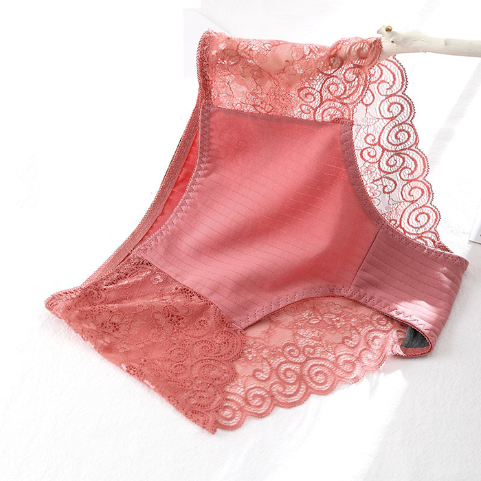 XL~3XL Tuote Ready Stock Women's Panties Graphene Mid-High Waist Underpants Cotton Sexy Lace Briefs Antibacterial Panties | BigBuy360 - bigbuy360.vn