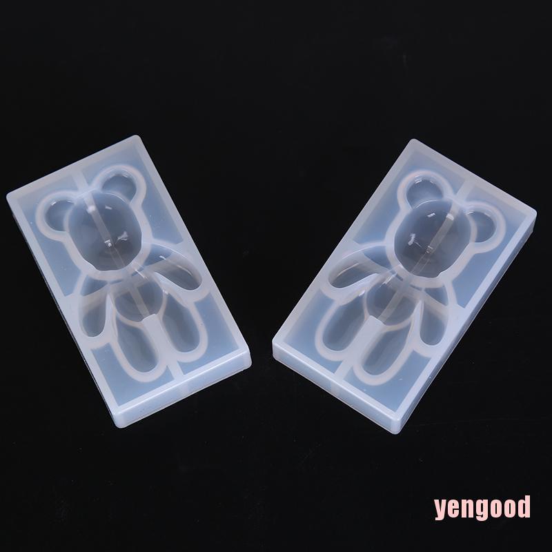 Khuôn Làm Bánh Chất Liệu Silicone Tự Làm Hình Gấu Dễ Thương