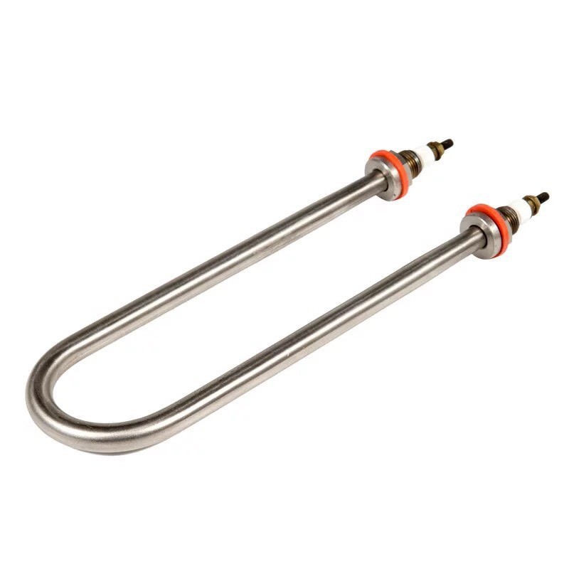 Điện trở chữ U đơn chiều dài 20cm Inox 304 công suât 1KW, 1,5KW, 2KW chiều dài 20cm 220V.