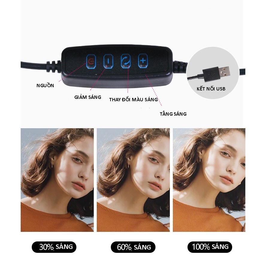 ( 𝐅𝐑𝐄𝐄 𝐒𝐇𝐈𝐏 ) Đèn LiveStream 20cm 26cm 33cm 35cm 45cm | QUAY TIKTOK ,MAKEUP TRANG ĐIỂM BÁN HÀNG | BigBuy360 - bigbuy360.vn