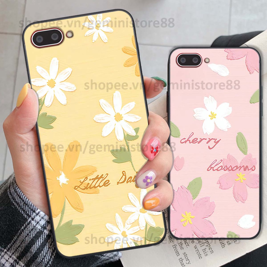 Ốp Oppo A3s / A1k in hình hoa lá nhiều màu sắc siêu đẹp, siêu xinh, siêu cá tính