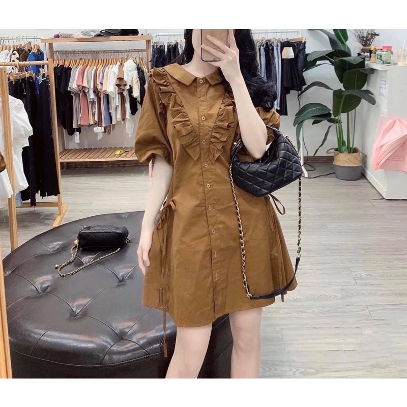 ĐẦM BABY DOLL DÂY RÚT
