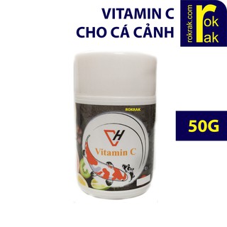 Vitamin C cho cá Koi Vàng Ba Đuôi H67 hũ NHỎ 50g
