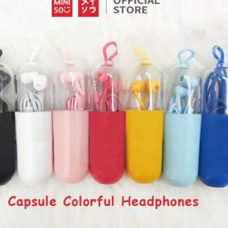 Đặc Biệt Rẻ Nhất! Miniso Tai Nghe Nhét Tai Hình Viên Thuốc