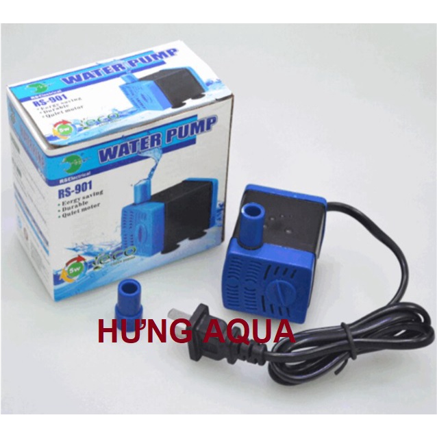 Máy bơm nước bể cá mini, bơm mini RS 701/ RS 901 cho bể cá nhỏ (chính hãng)