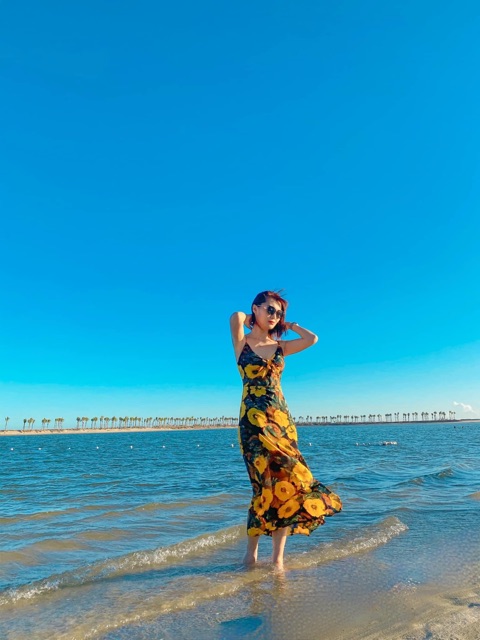 ( Ảnh thật ) váy hoa nơ ngực | BigBuy360 - bigbuy360.vn