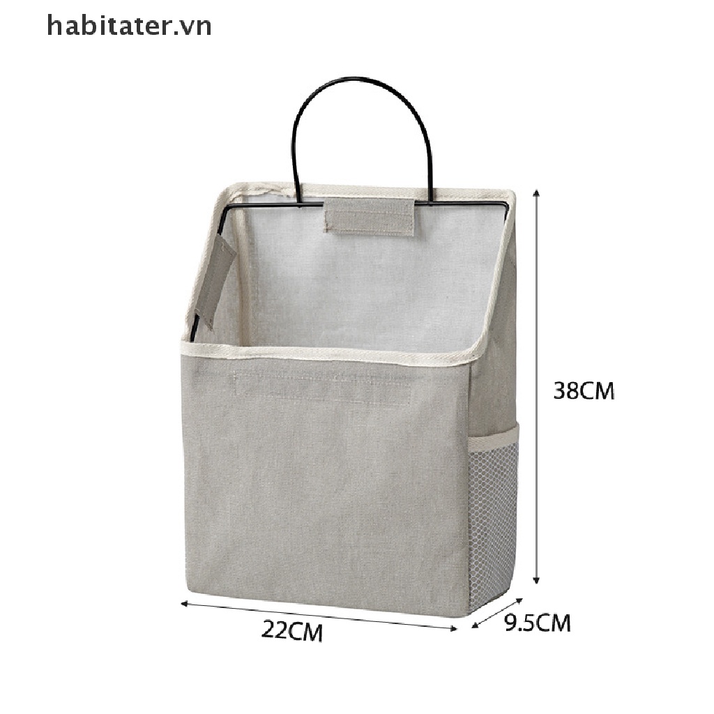 Giá Đỡ Tạp Chí / Tạp Chí / Tạp Chí Bằng Vải Cotton Lanh Treo Tường Tiện Dụng
