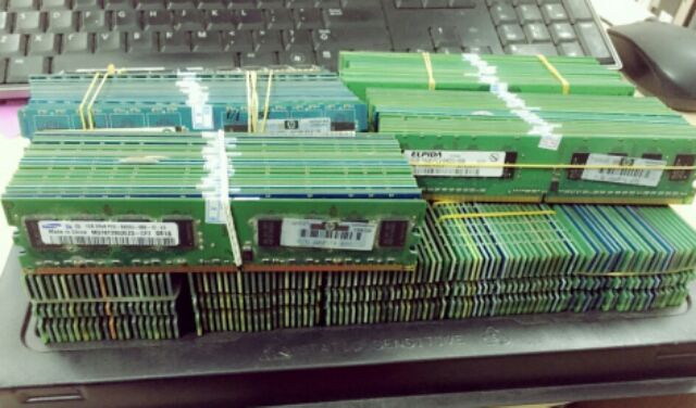 Ram PC DDR2 DDR3 1gb tháo máy đẹp giá rẻ như đồng nát có số lượng