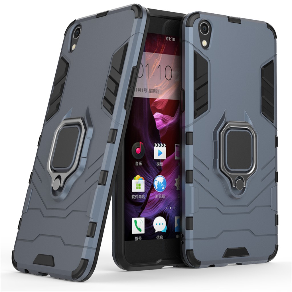 Ốp Điện Thoại Chống Sốc Cho OPPO R9 X9009 R9S Plus R17 Pro Ring Case