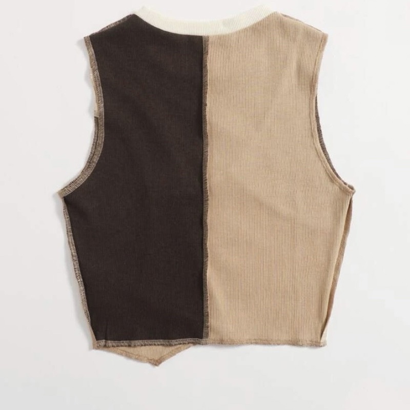 ÁO TANK TOP CROPTOP NỮ ÔM ĐƯỜNG KHÂU NHIỀU MÀU TRENDY PHONG CÁCH XINH GIÁ RẺ