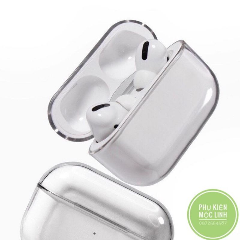 Case airpods pro ( airpod 3 ) 1 2  Vỏ bọc Clear silicon dẻo đựng tai nghe không dây trong suốt siêu đẹp
