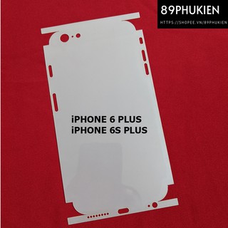 Miếng film bóng dán PPF loại xịn phủ full 99% iPhone 6 Plus 6S Plus
