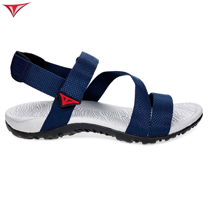 [Fullbox] Giày Sandal Nam Việt Thủy Quai Chéo Xanh Đen - VT06