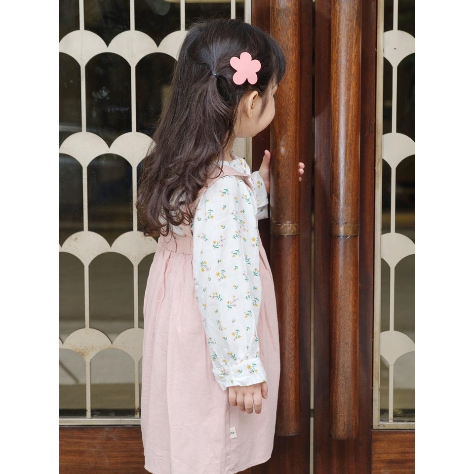 8-20kg Set váy yếm phong cách Hàn Quốc cho bé gái cực xinh mozikids 2022