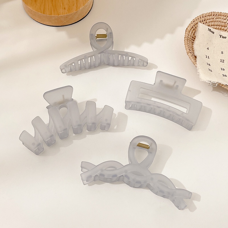 Kẹp Tóc Càng Cua Trong Suốt Phong Cách Hàn Quốc Thời Trang Cho Nữ