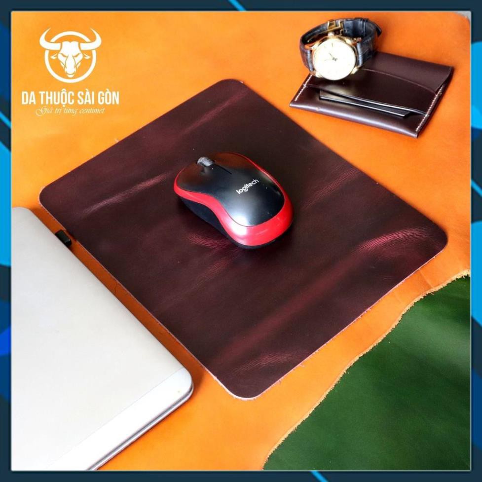 [Mã ICB1219 giảm 25% đơn 50K] Lót Chuột Xịn Bằng Da Bò Pullup - Hàng Cao Cấp Thương Hiệu Longdo Leather