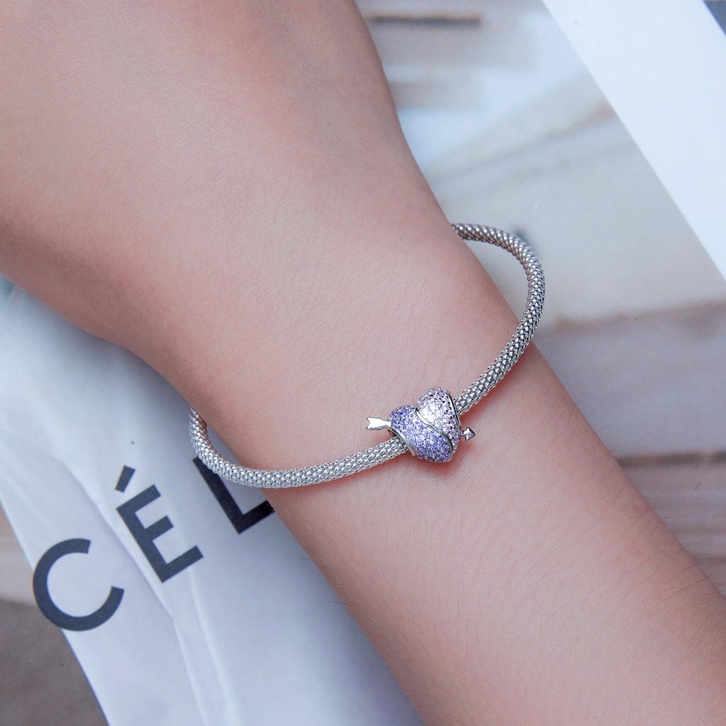 BAMOER Mặt Vòng cổ Bằng Bạc 925 Thời Trang DIY