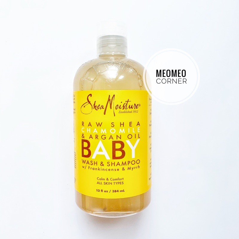 Sữa tắm gội Shea moisture Baby cho bé Mỹ 384ml