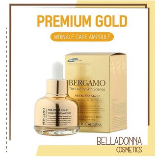[Hàng chính hãng] Tinh Chất Chống Lão Hóa Căng Mịn Da Bergamo Premium Gold Wrinkle Care Ampoule 30ml