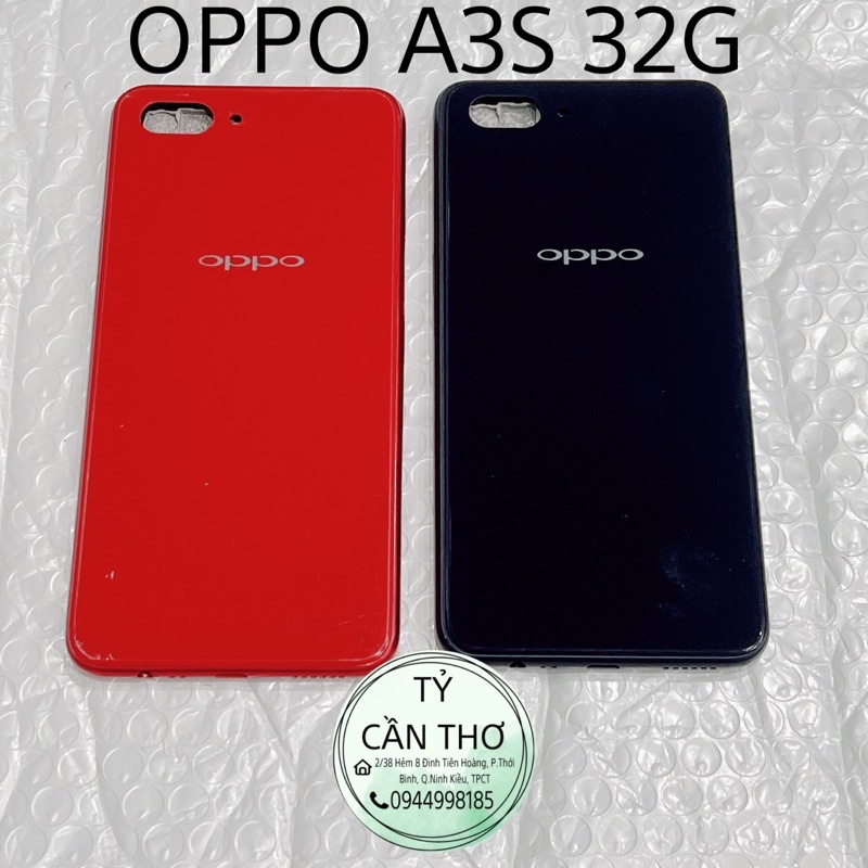 Bộ vỏ sườn Oppo A3s 16G, A3s 32G zin new bao đẹp