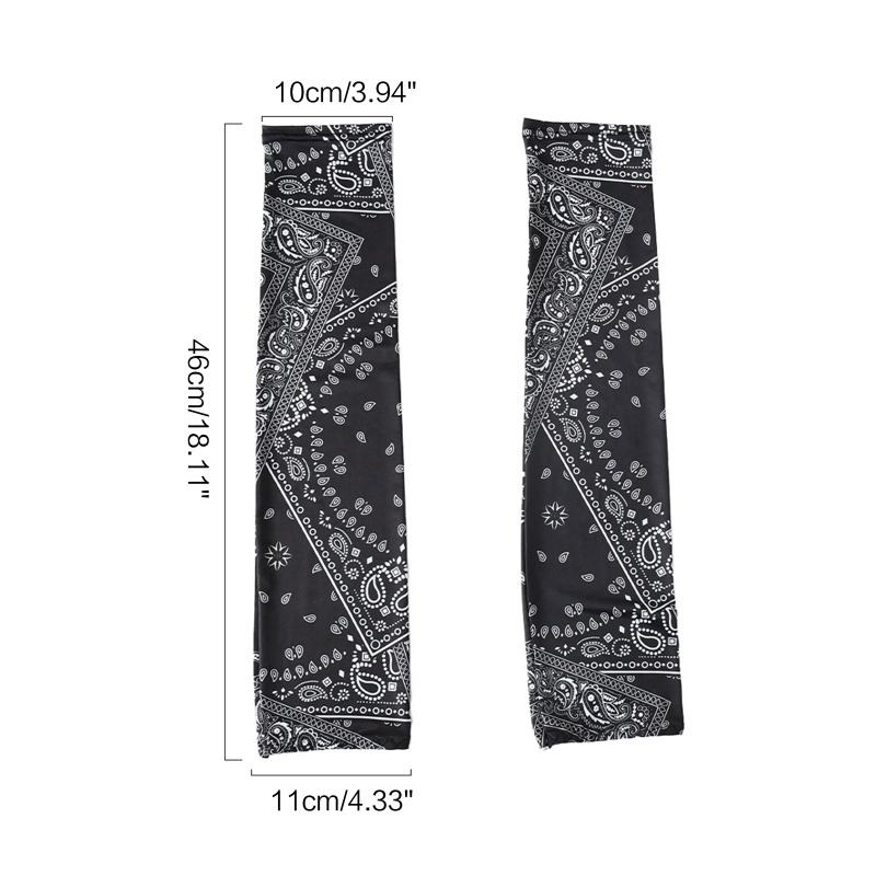 Set 2 Găng Tay + Cánh Tay Chống Tia UV Nhanh Khô Che Phủ Cổ Tiện Dụng