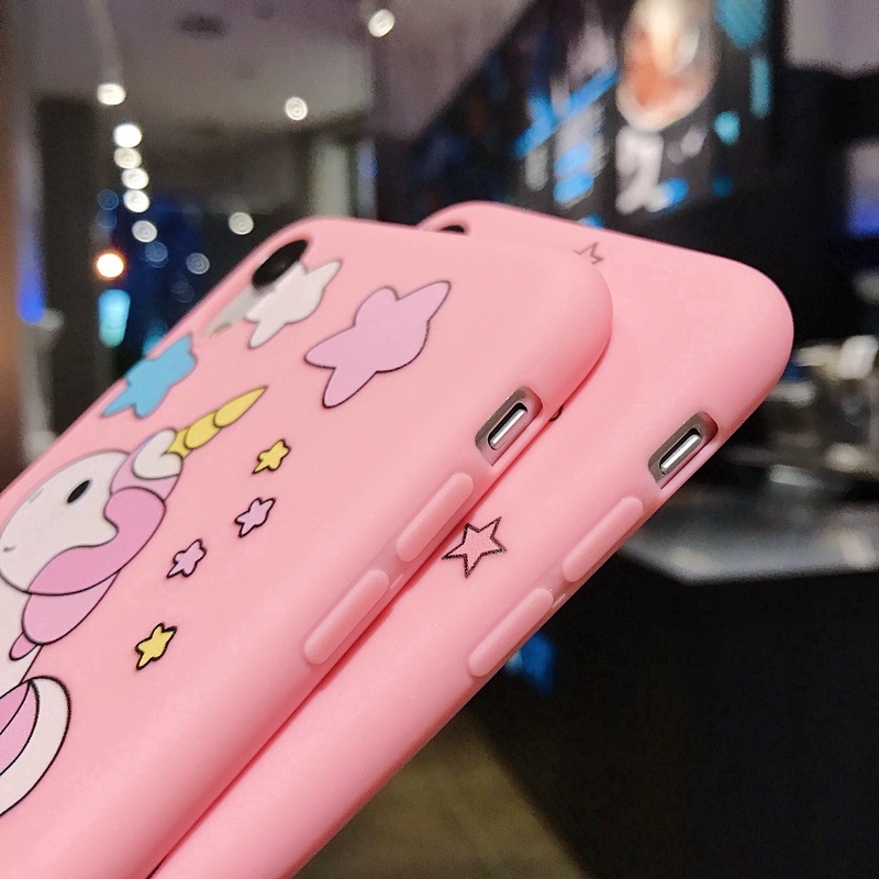 Ốp lưng VIVO S1 Y17 Y15 Y12 Y91 Y91i Y95 Y91C V9 V11 V15 Pro V11i Soft TPU Case Cute Cartoon Unicorn