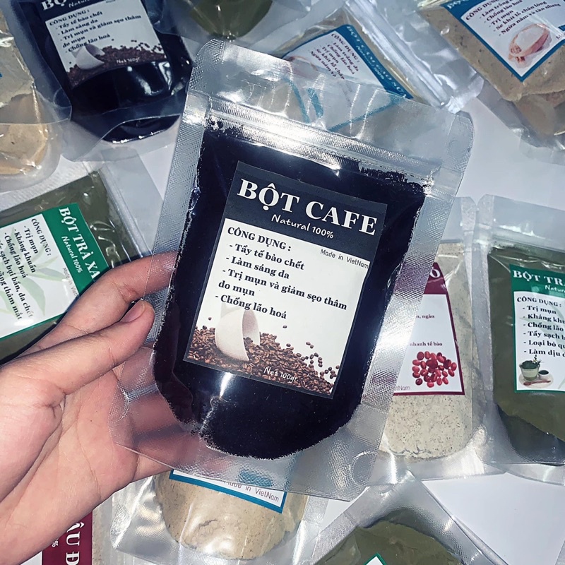 BỘT CAFE NGUYÊN CHẤT - Tẩy tế bào chết toàn thân