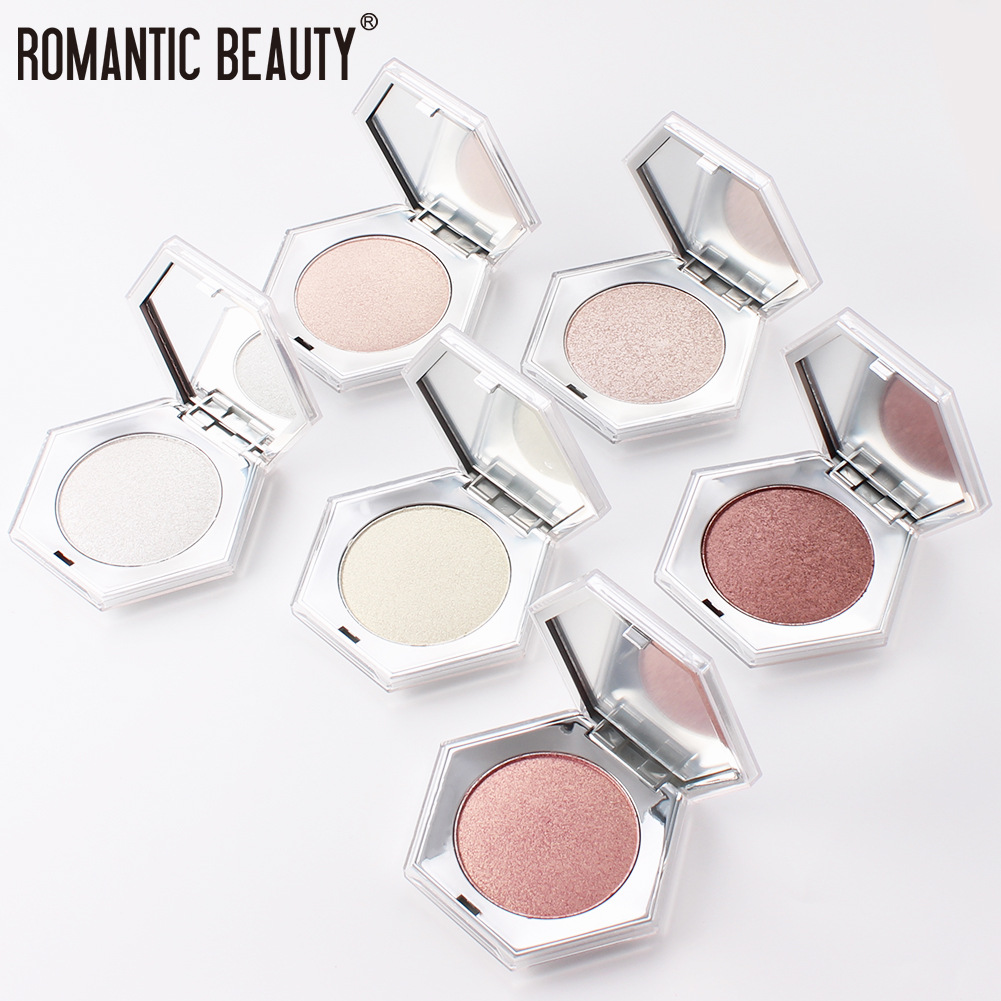 Romantic Beauty Monochrome High-gloss Pressed Powder 3D Contouring Pan 12.5g