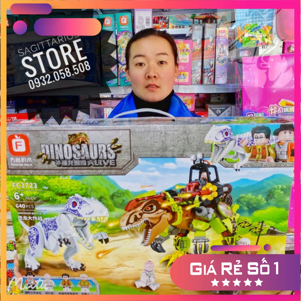 Lego FC-3723 Lắp Ráp Khủng Long Chiến Đấu ( 640 Mảnh ) [Hàng Có Sẵn]