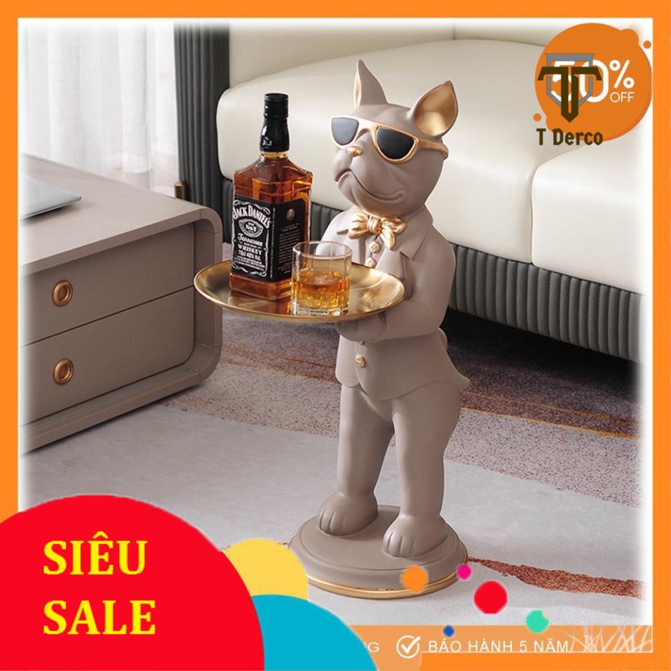 Decor Đặt Bàn, Gấu BearBrick, Khay để đồ , Khay đựng đồ hình Gấu BearBrick sang chảnh MÃ 019