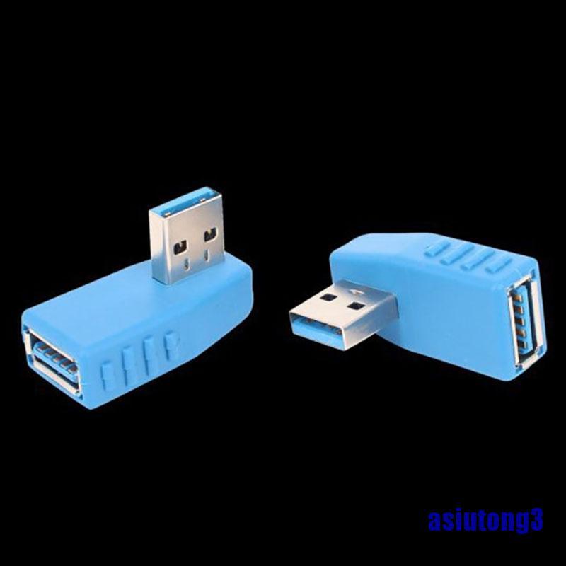 90 DEGREE Đầu Nối Usb 3.0 A Male Sang Female 90 Độ < Asiu 3 >